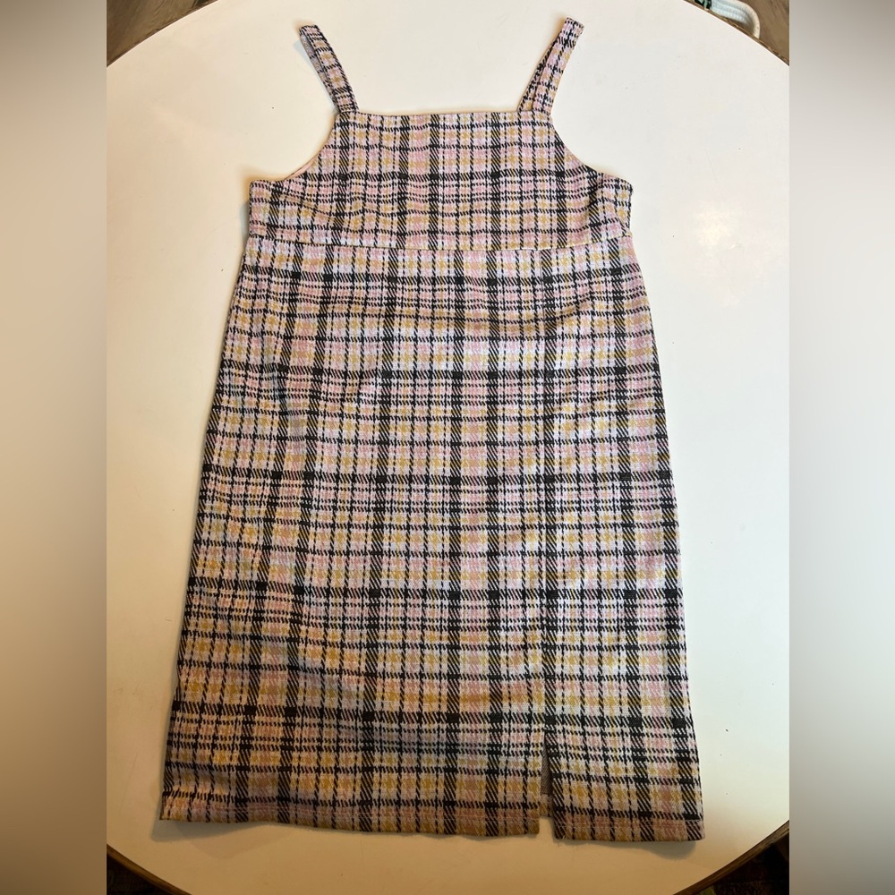 Beautees Spaghetti Strap Plaid Girl's Dress Youth Size 12 Clueless